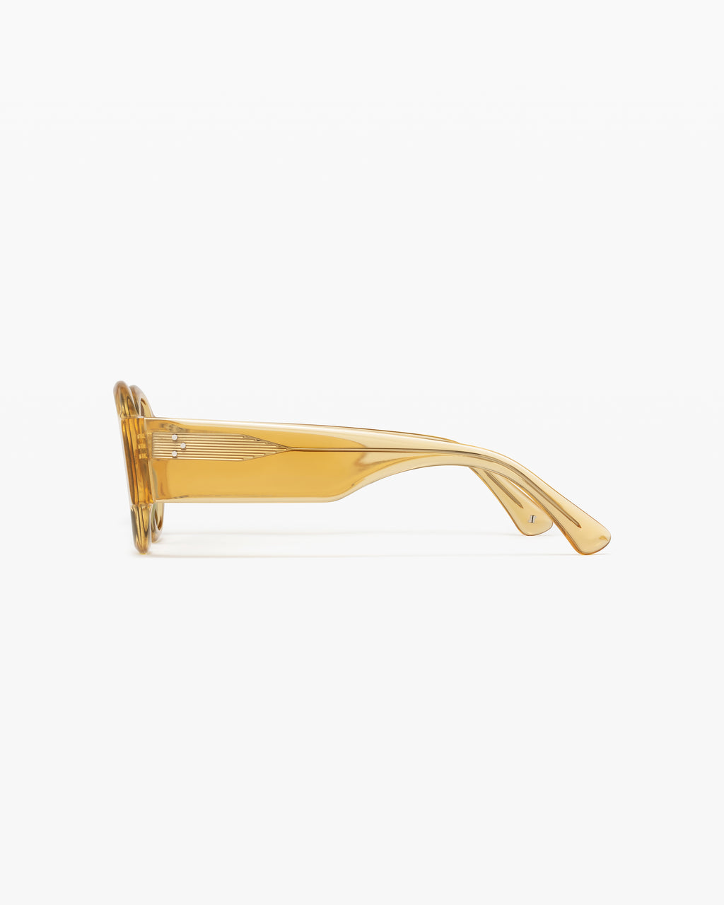 La Oyat Rond Lunettes de Soleil pour femme in Jaune