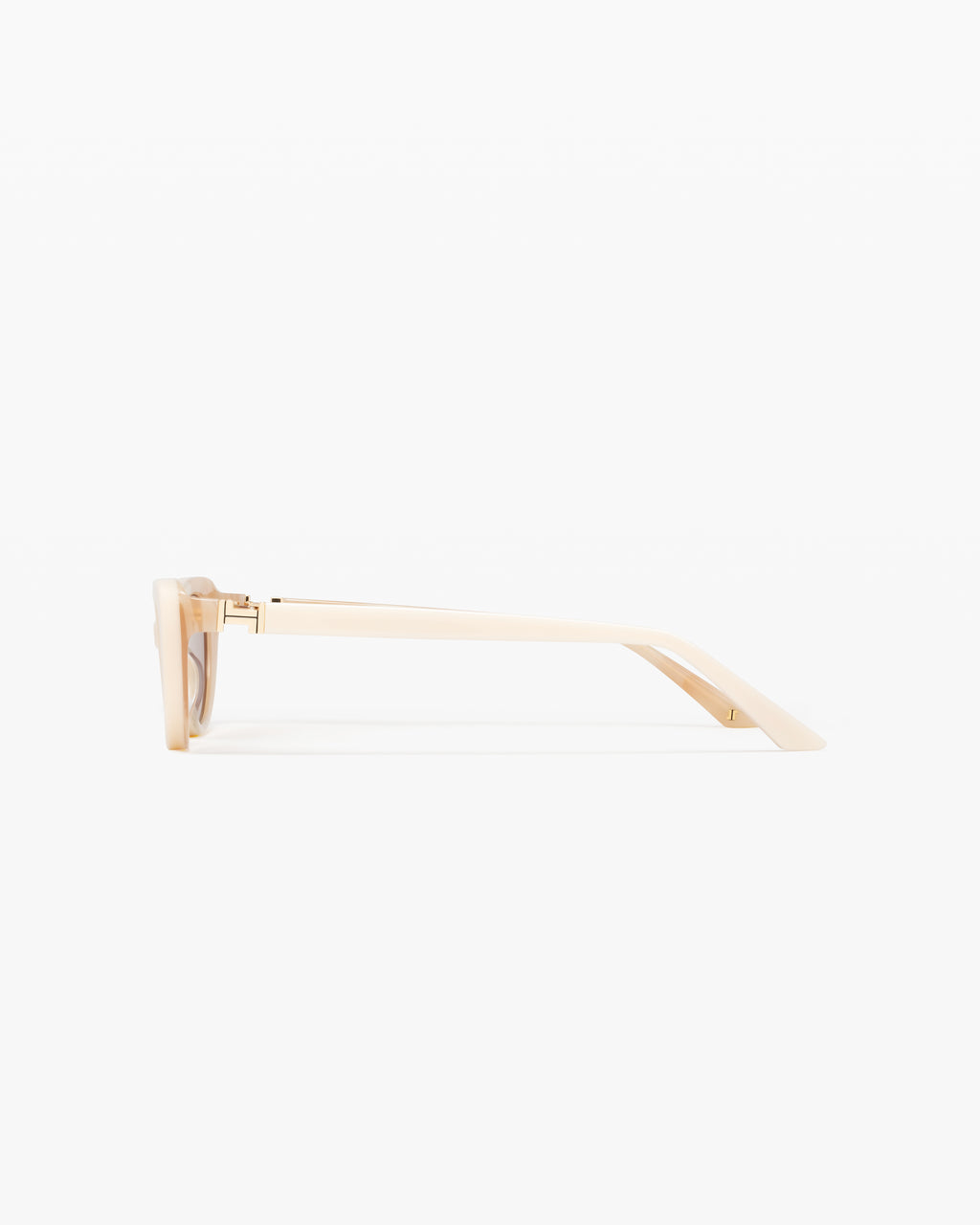 La Miza Papillon Lunettes de Soleil pour femme in Crème