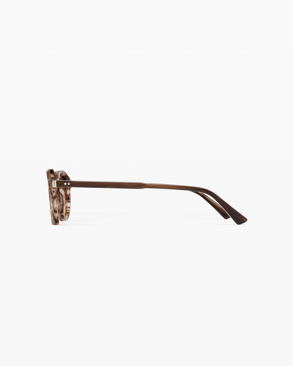 The Peak JF Colors Round Men's Sunglasses in Brown