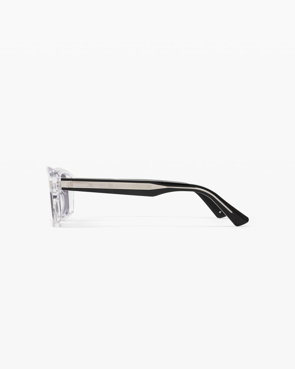 La Contis JF Colors Rectangulaire Lunettes de Soleil pour homme in Transparent