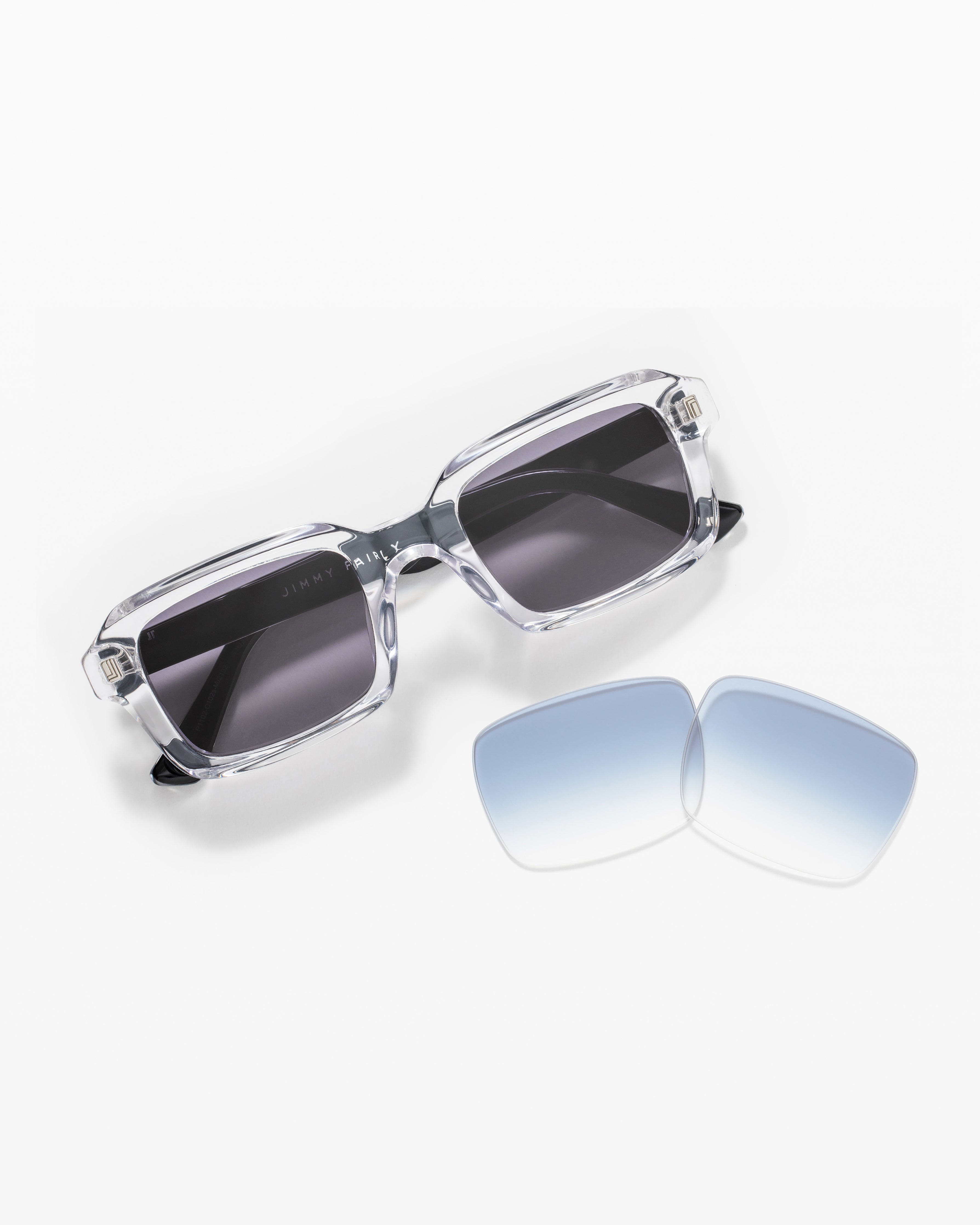 The Contis JF Colors Medium Men's Sunglasses in トランスペアレント