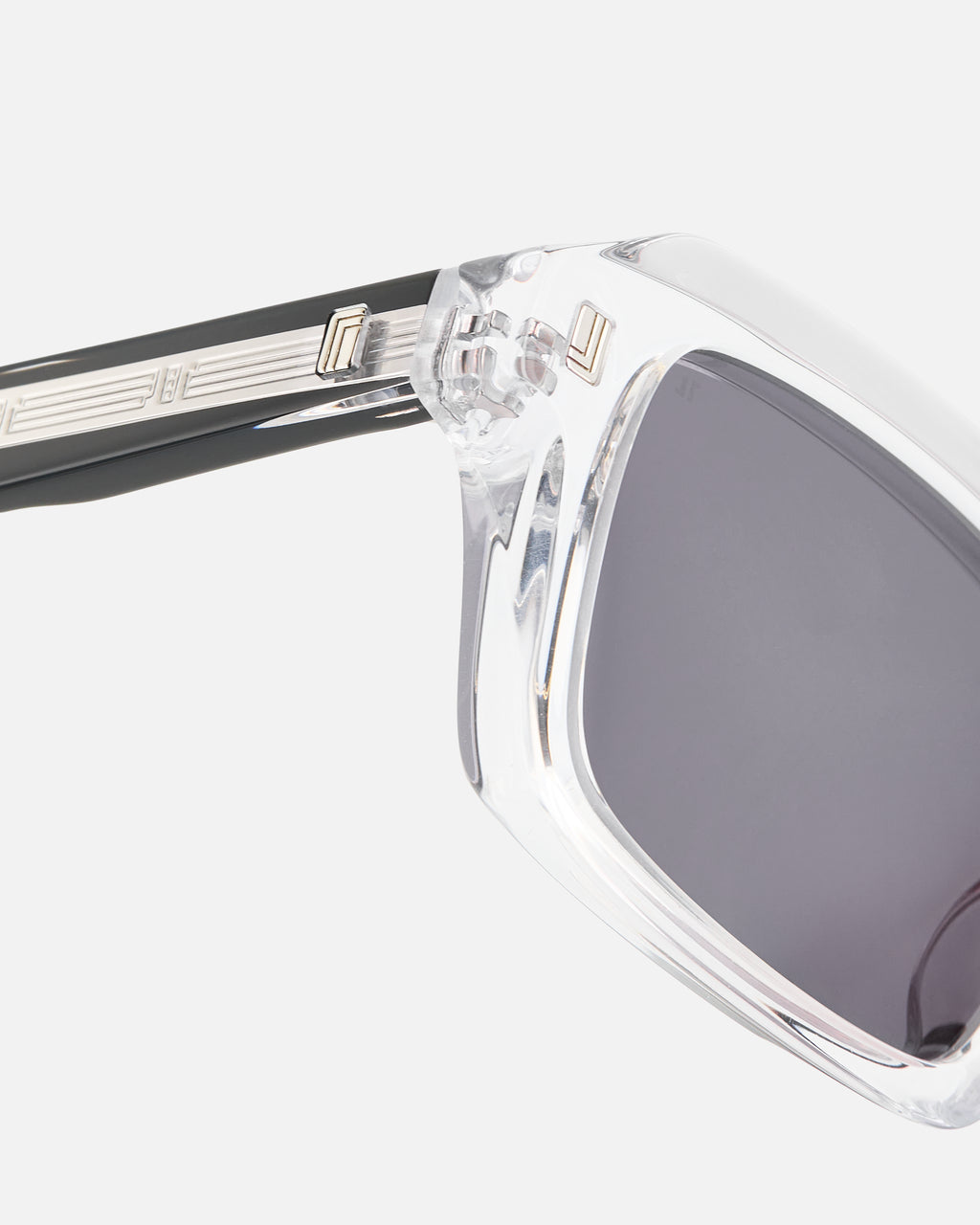 La Contis JF Colors Rectangulaire Lunettes de Soleil pour homme in Transparent