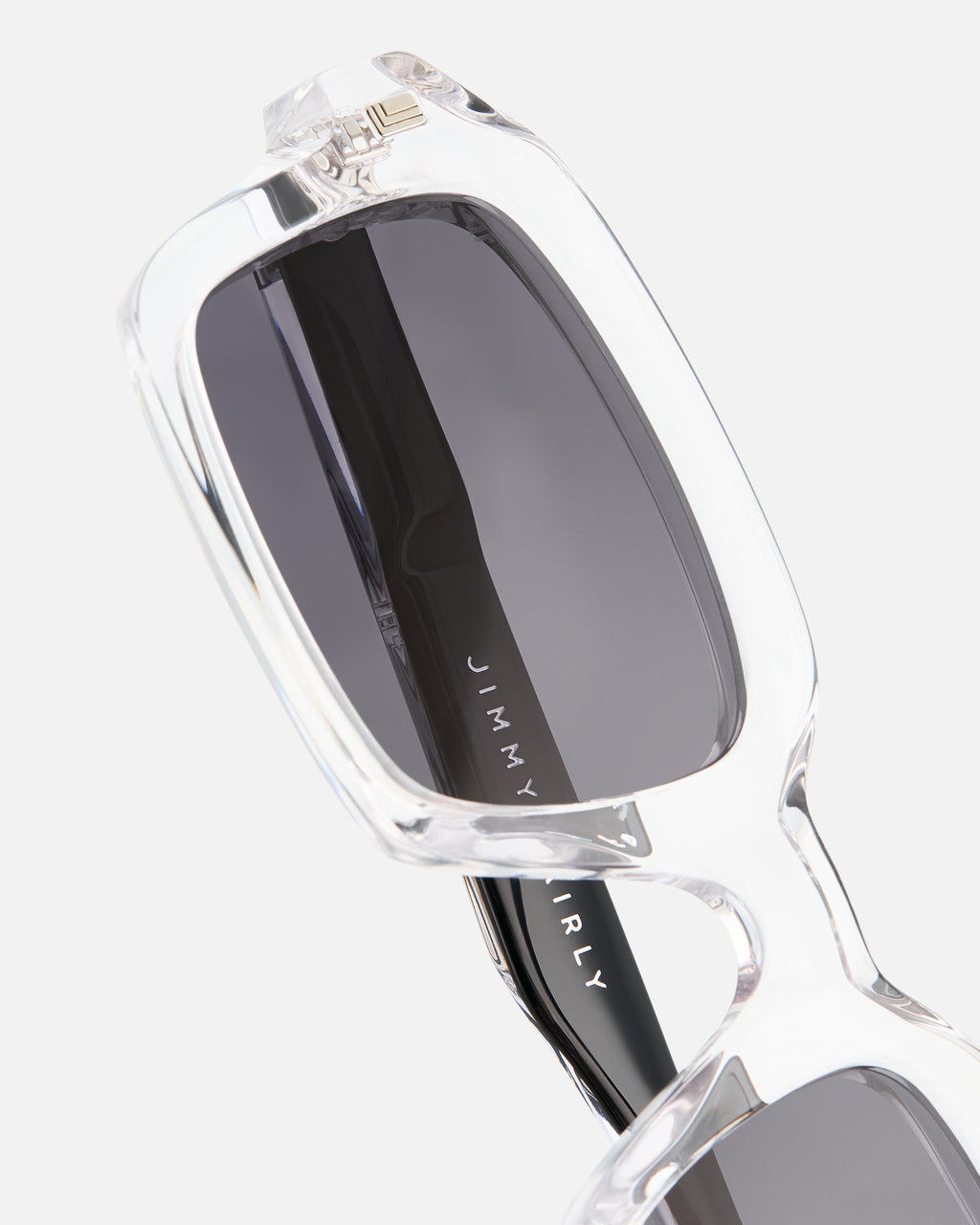 La Contis JF Colors Rectangulaire Lunettes de Soleil pour homme in Transparent