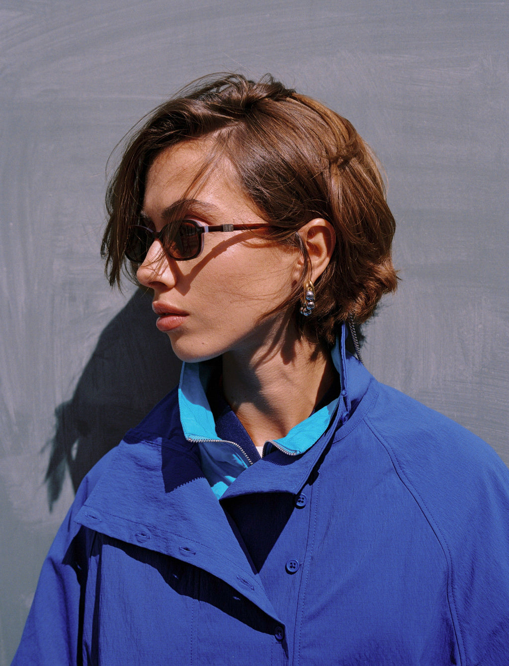 The Kika Rectangular  in Tortoise