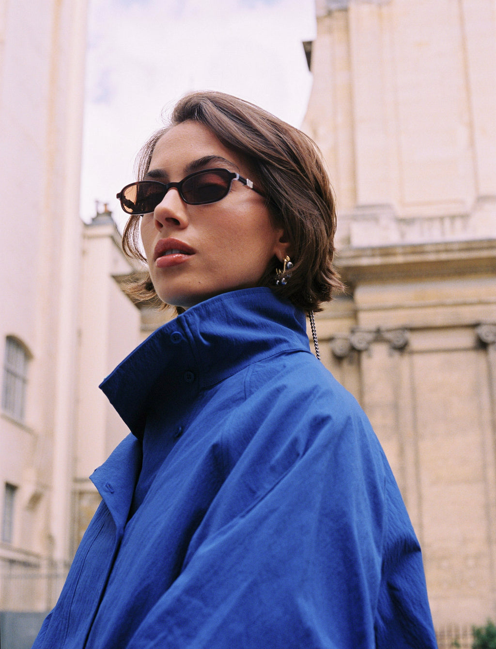 The Kika Rectangular  in Tortoise