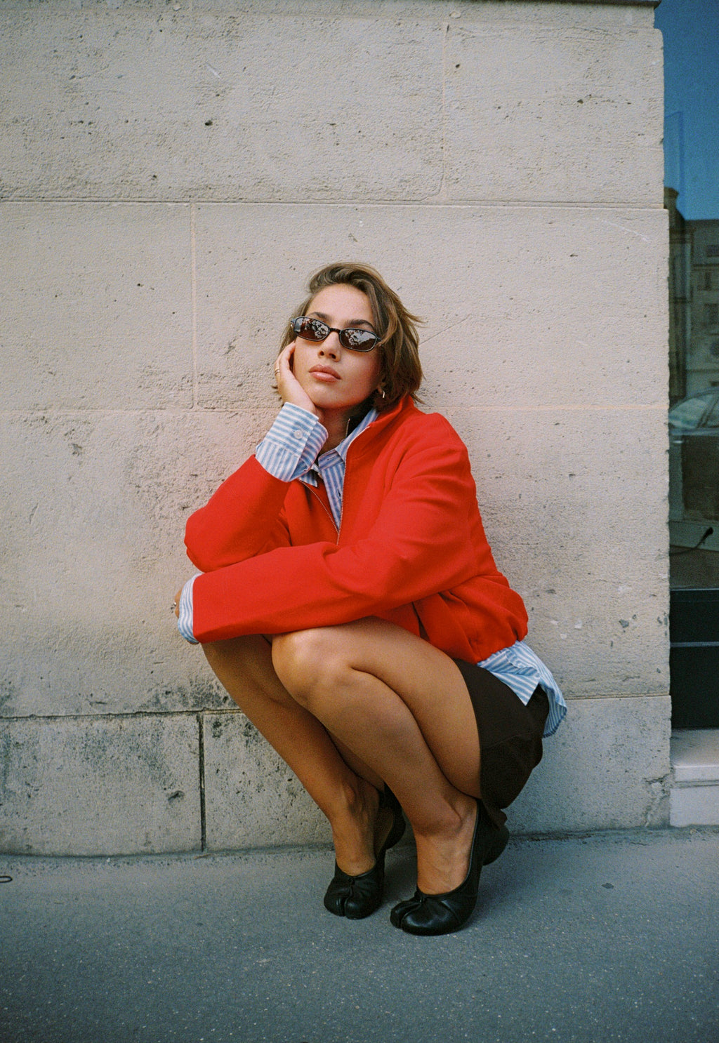 The Kika Rectangular  in Tortoise