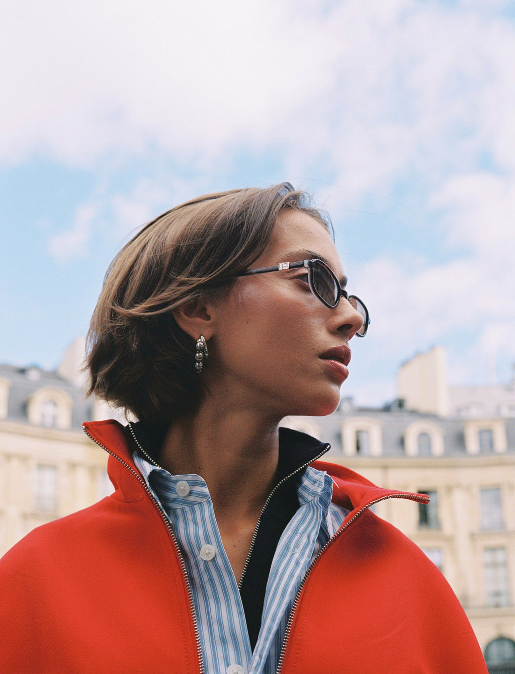 The Kika Rectangular  in Tortoise