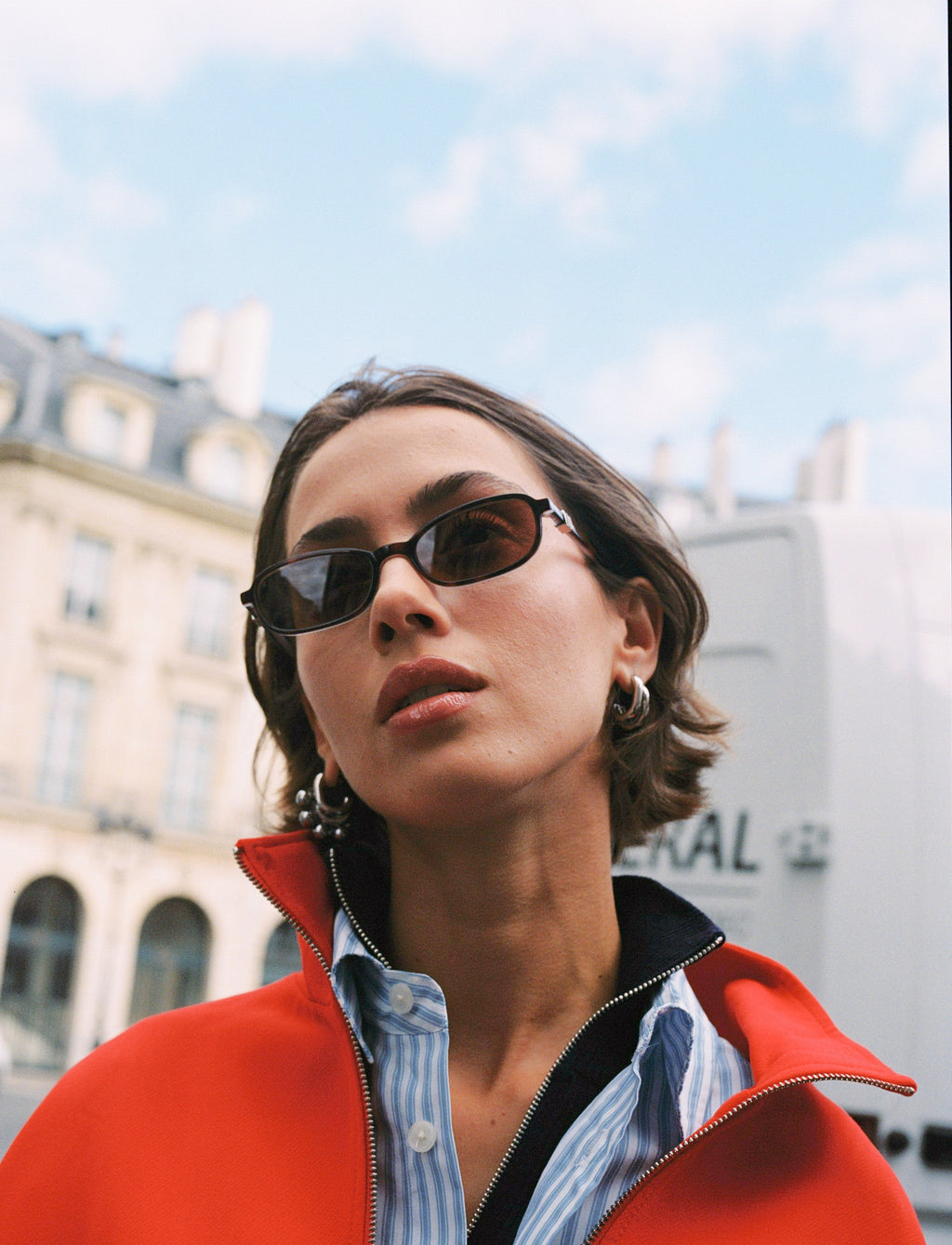 The Kika Rectangular  in Tortoise