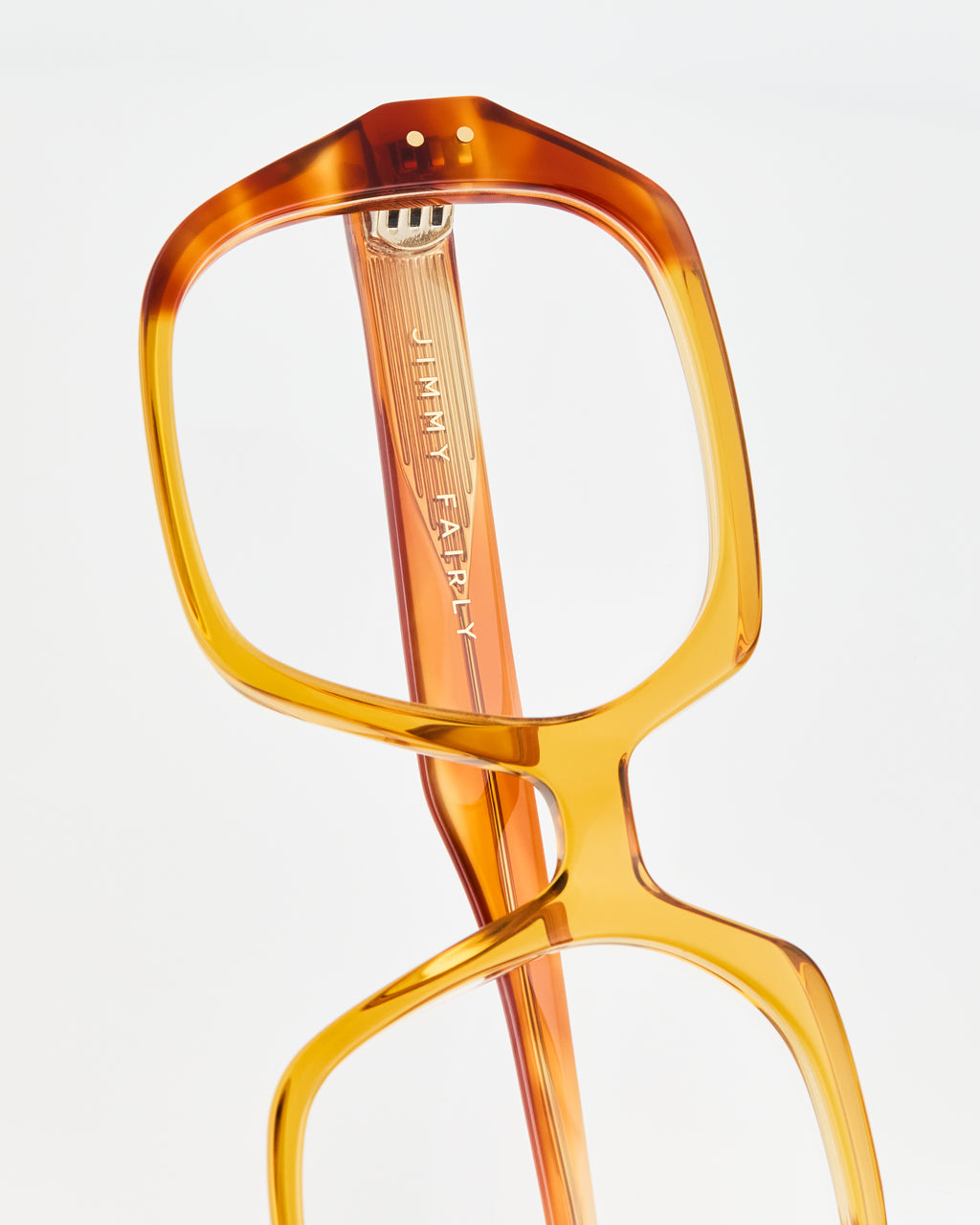 La Harper Hexagonal Lunettes de Vue pour femme in Brun