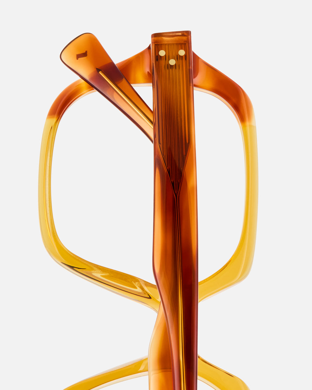 La Harper Hexagonal Lunettes de Vue pour femme in Brun