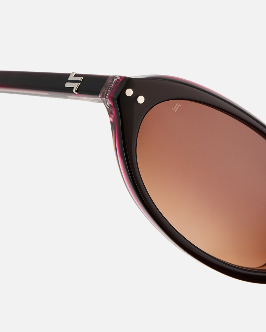 La Clover JF Colors Ovaladas Gafas de Sol para Mujer in Rojo