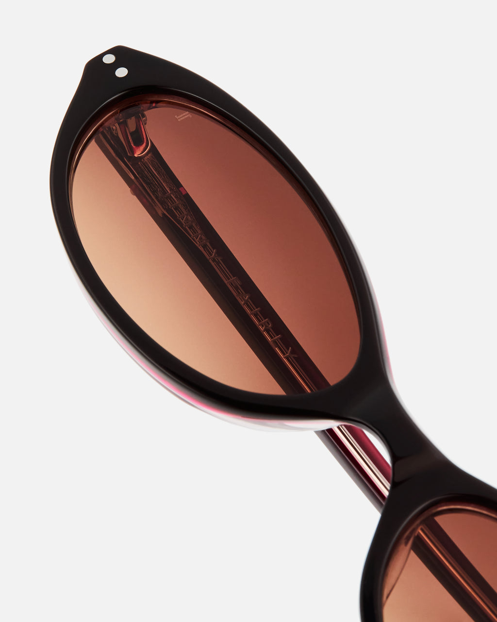 La Clover JF Colors Ovaladas Gafas de Sol para Mujer in Rojo