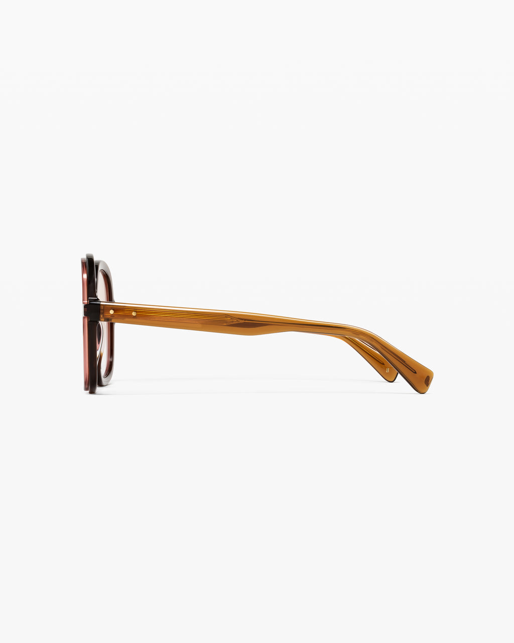 The Parker Round Women's Sunglasses in Brown