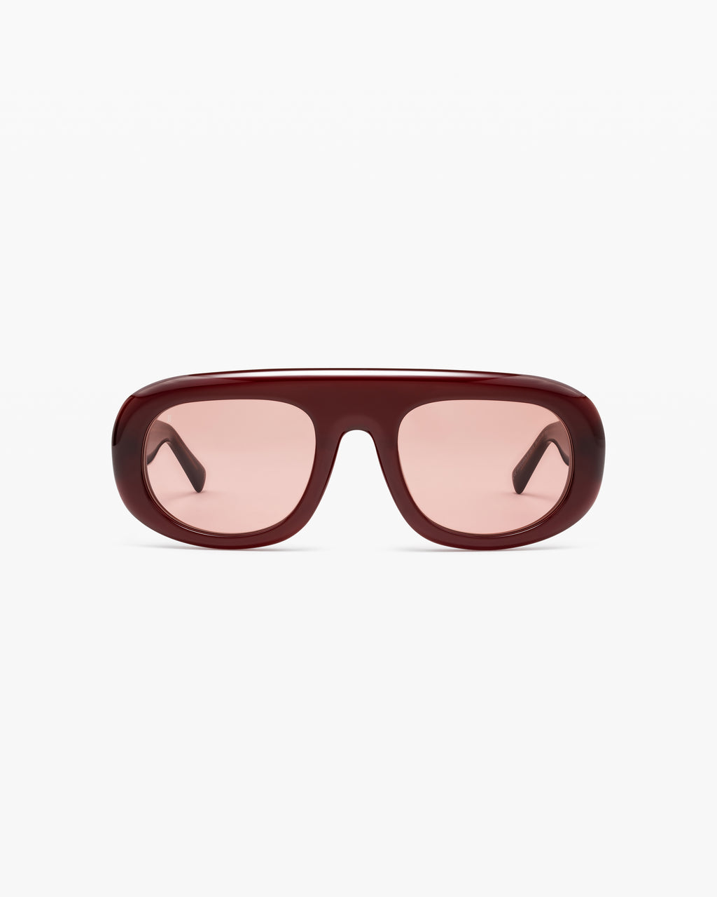 De Peyton Aviator Zonnebrillen voor Dames in Rood