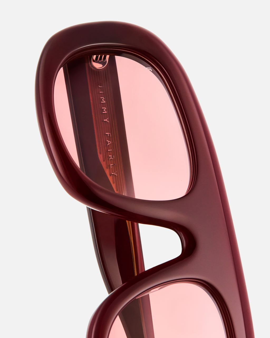 La Peyton Aviador Gafas de Sol para Mujer in Rojo