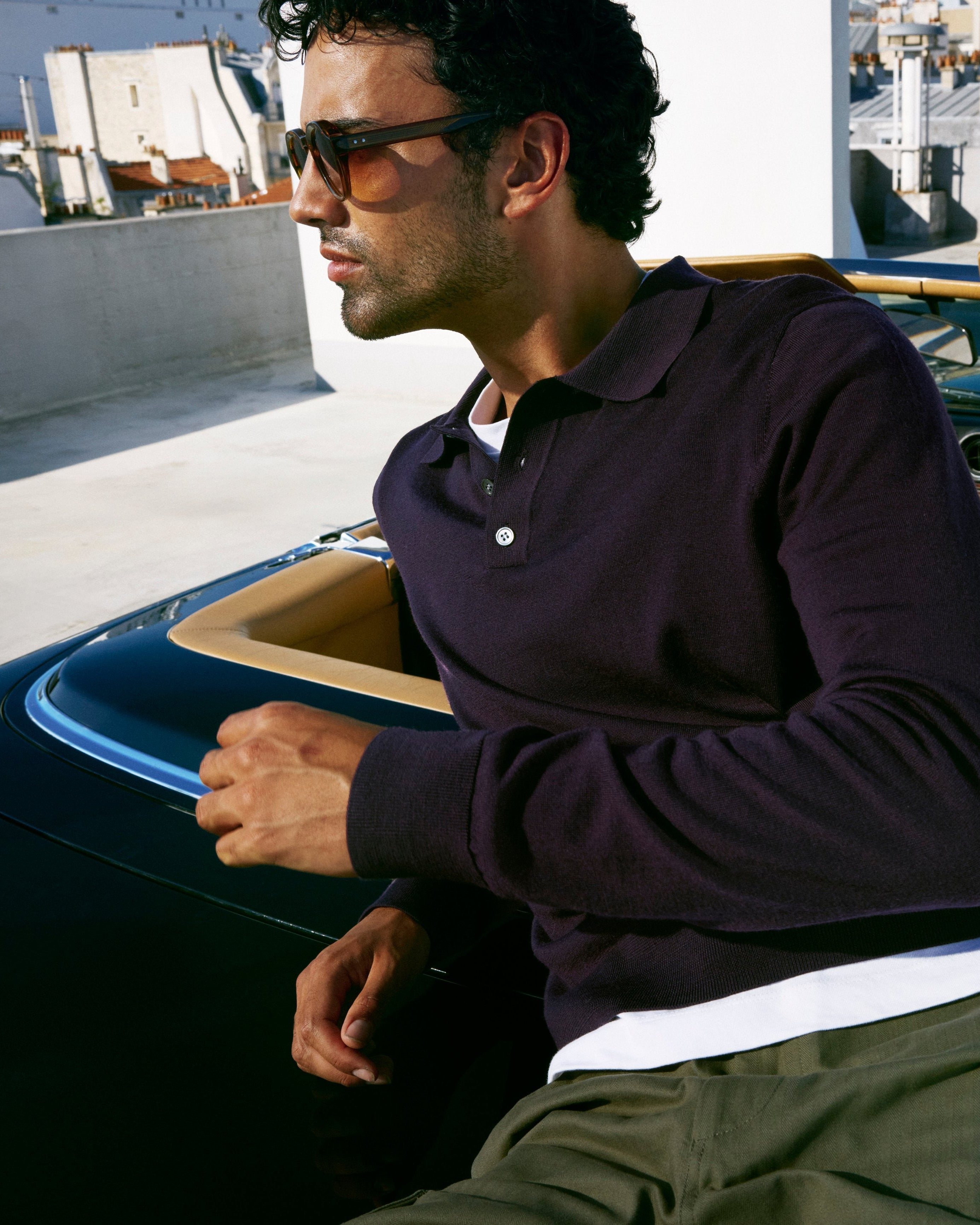 The Harvey Medium Men's Sunglasses in Brown | Jimmy Fairly US