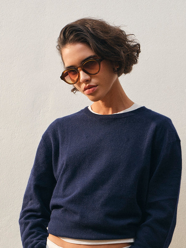 La Harvey Aviateur Lunettes de Soleil pour homme in Brun