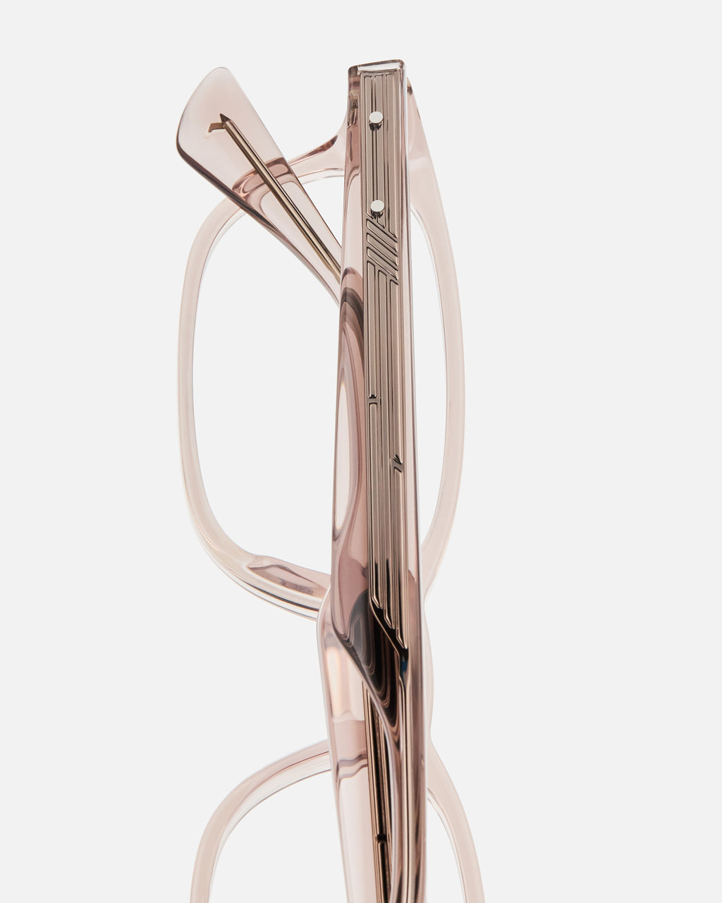 La Devis Ovale Lunettes de Vue pour homme in Crème