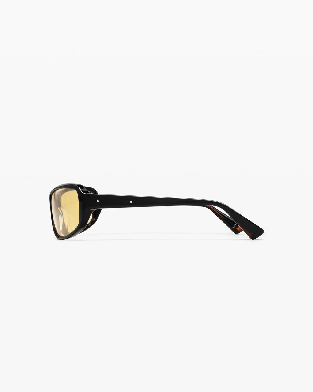 La Duke JF Colors Rectangulaire Lunettes de Soleil pour homme in Noir