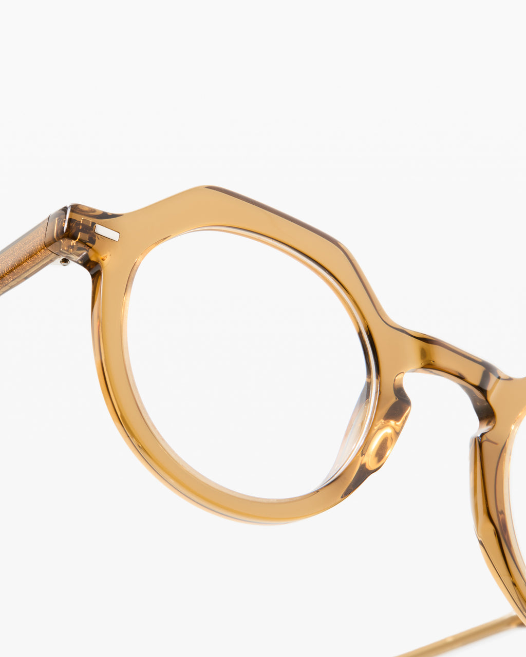 La Hometown Redonda Gafas para Hombre in Marrón