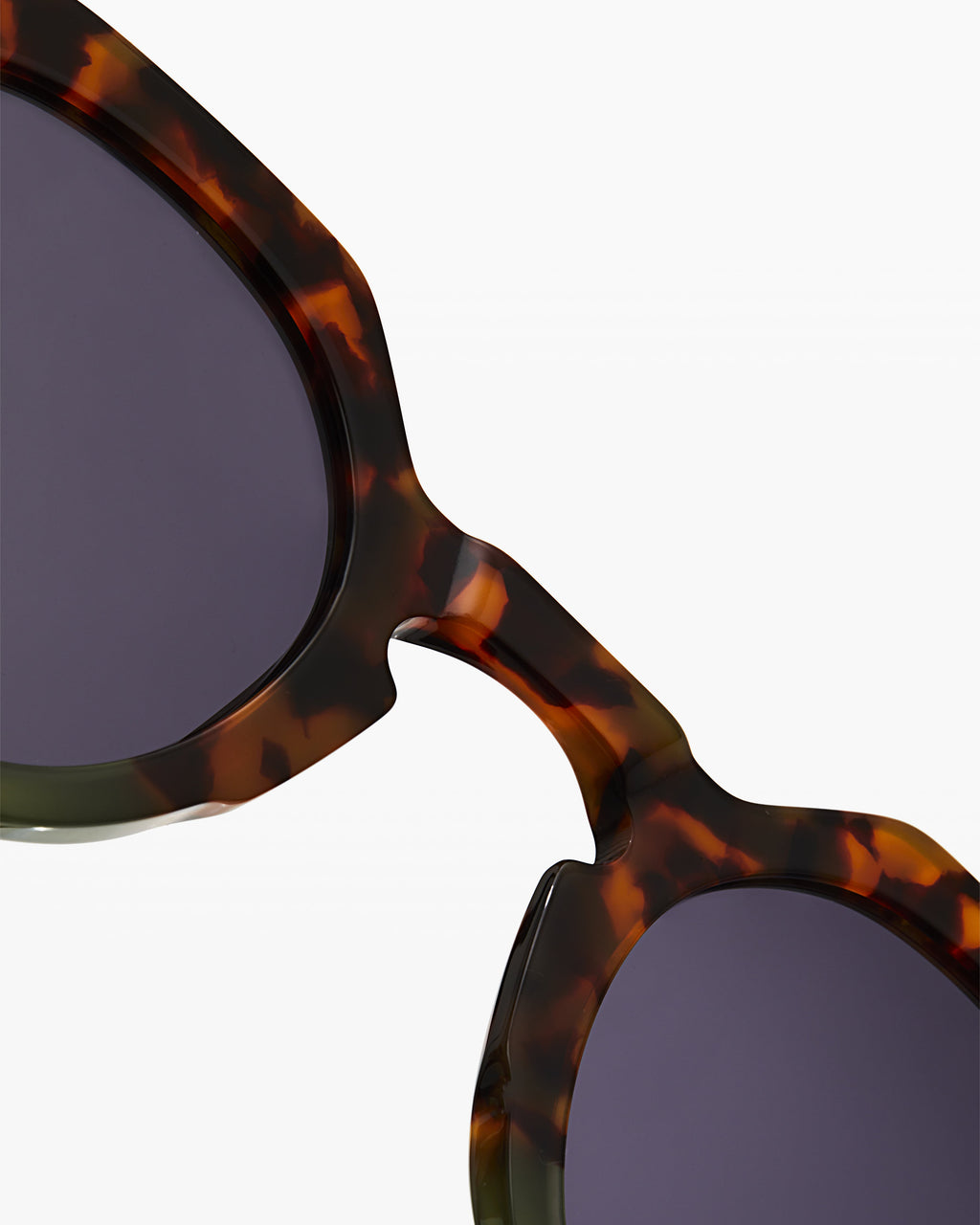 The Hometown Rund Herren-Sonnenbrillen in Tortoise