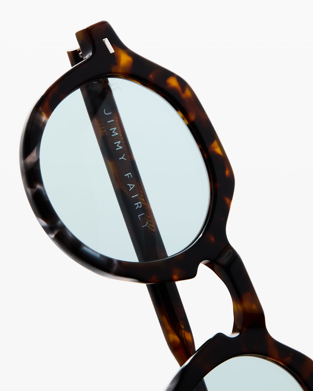 The Hometown Round Men's Sunglasses in Blue