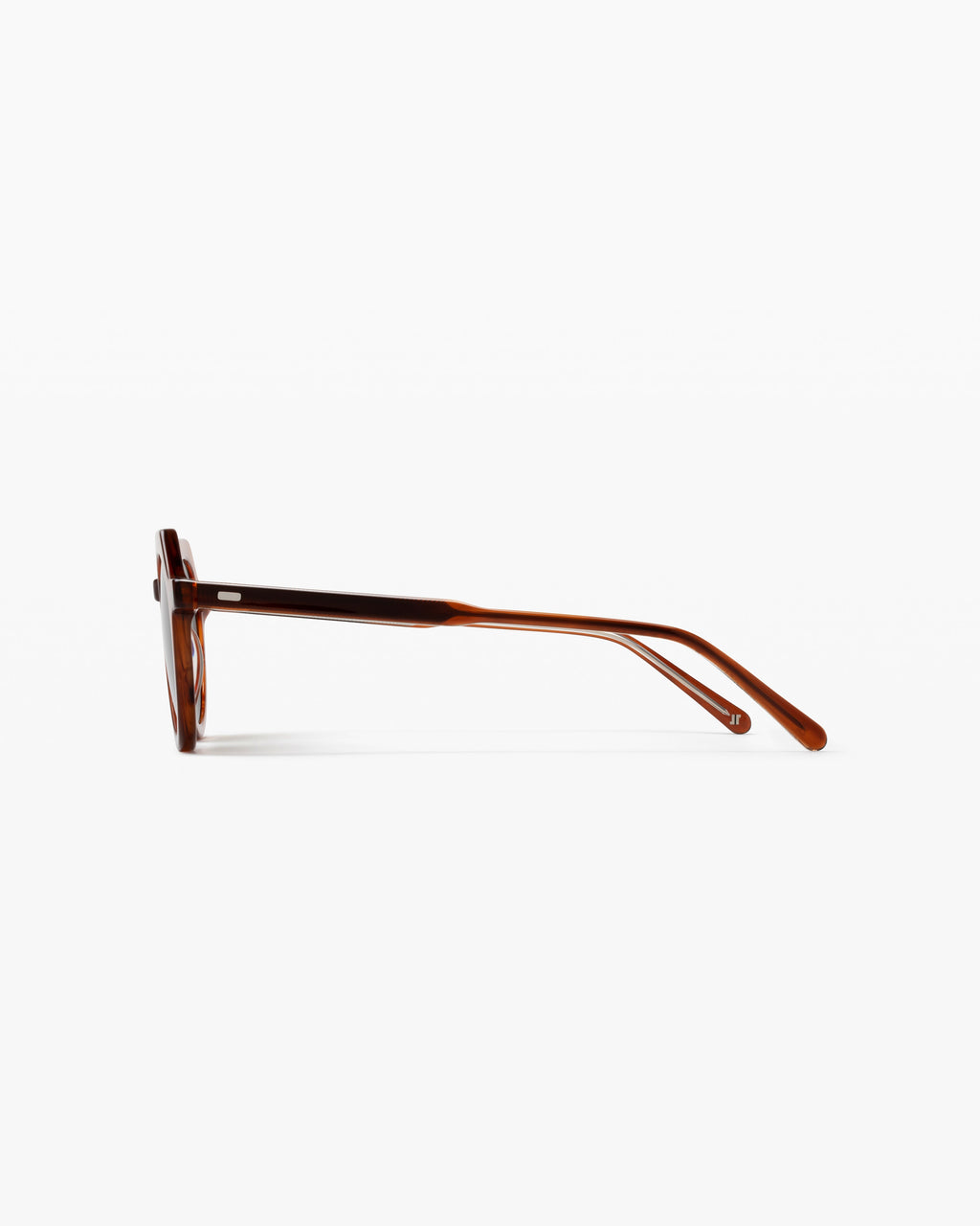 The Hometown Round Men's Sunglasses in Brown