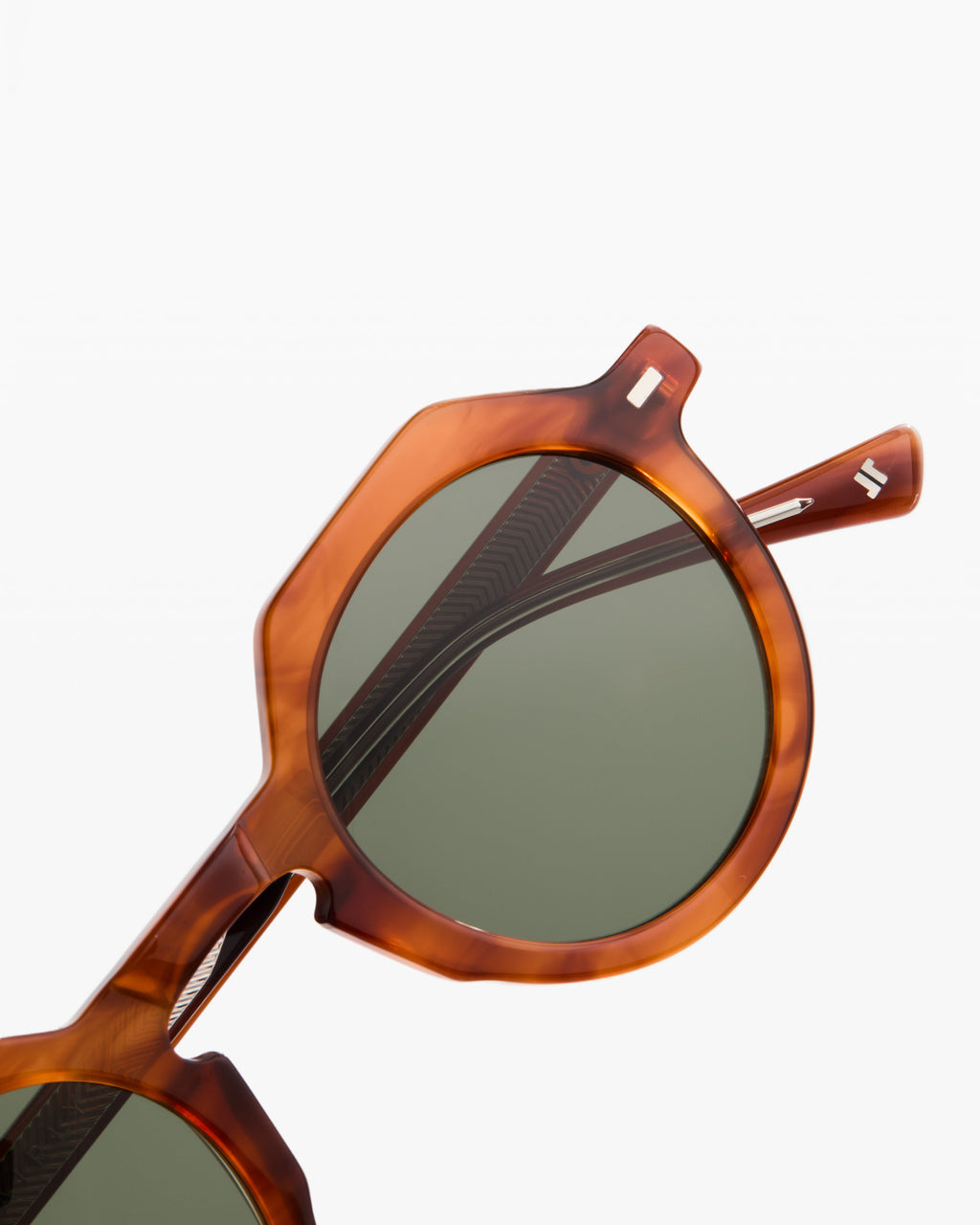 The Hometown Round Men's Sunglasses in Brown