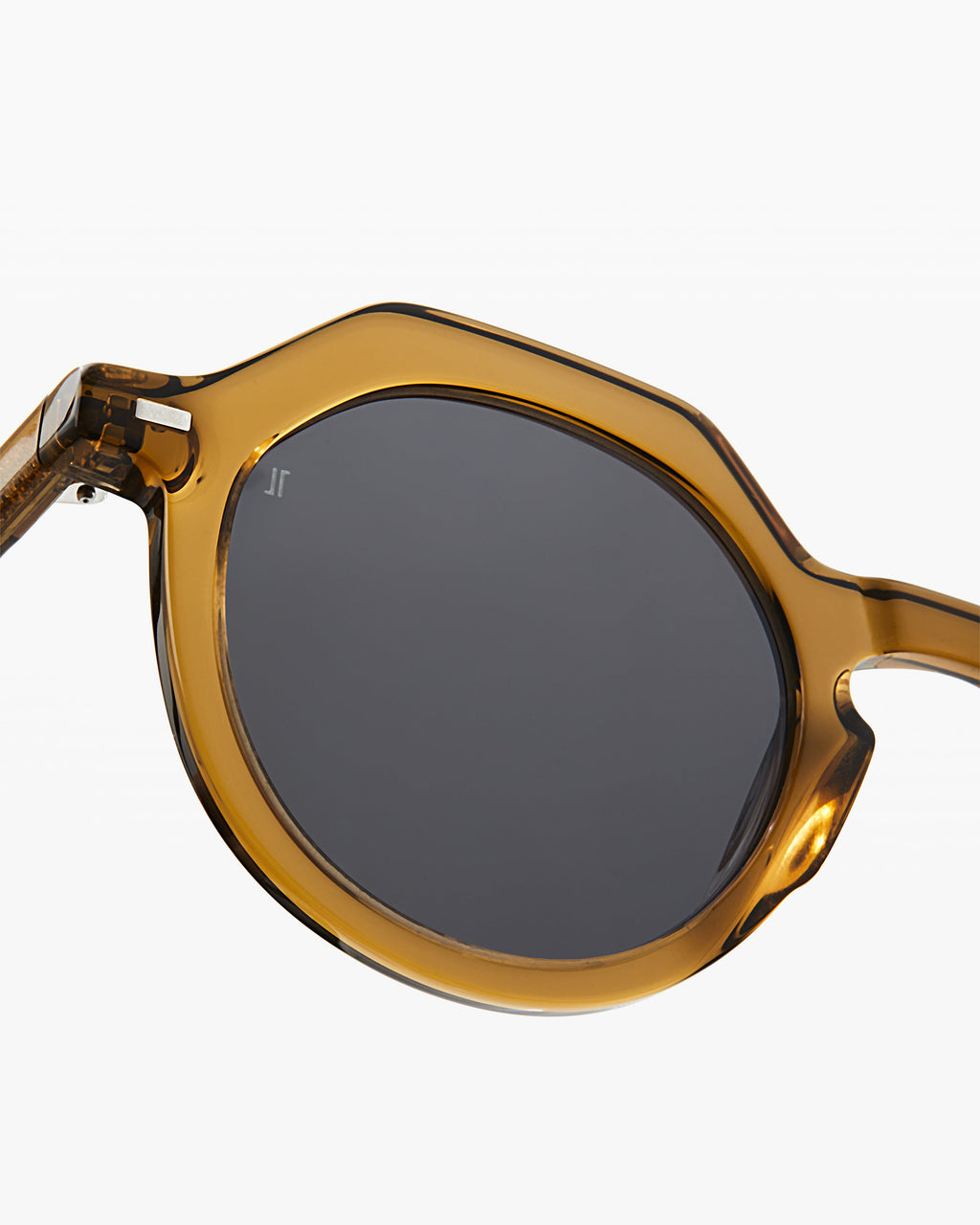The Hometown L Round Men's Sunglasses in Caramel