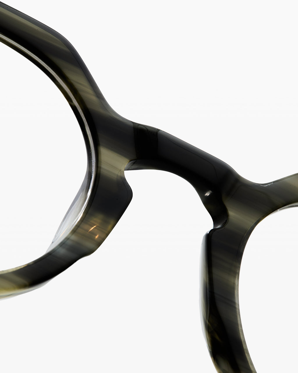 The Hometown L Round Men's Eyeglasses in Green