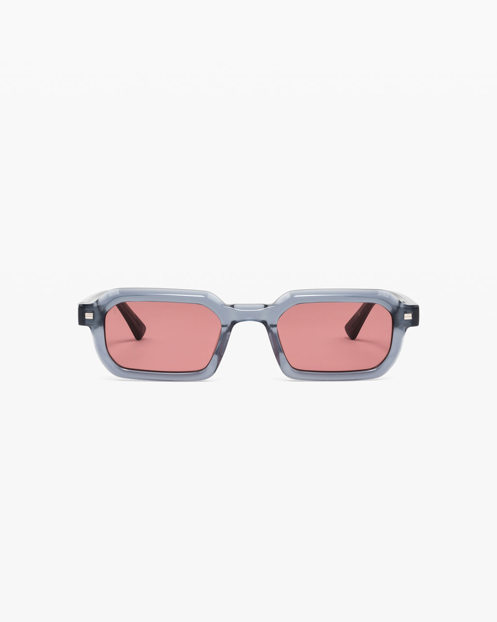 The Crest Rectangular Men's Sunglasses in Blue