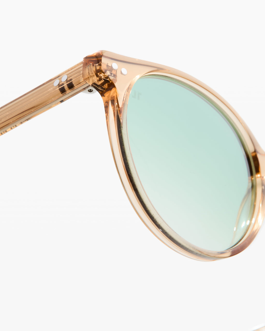 La Cloud Rond Lunettes de Soleil pour homme in Jaune