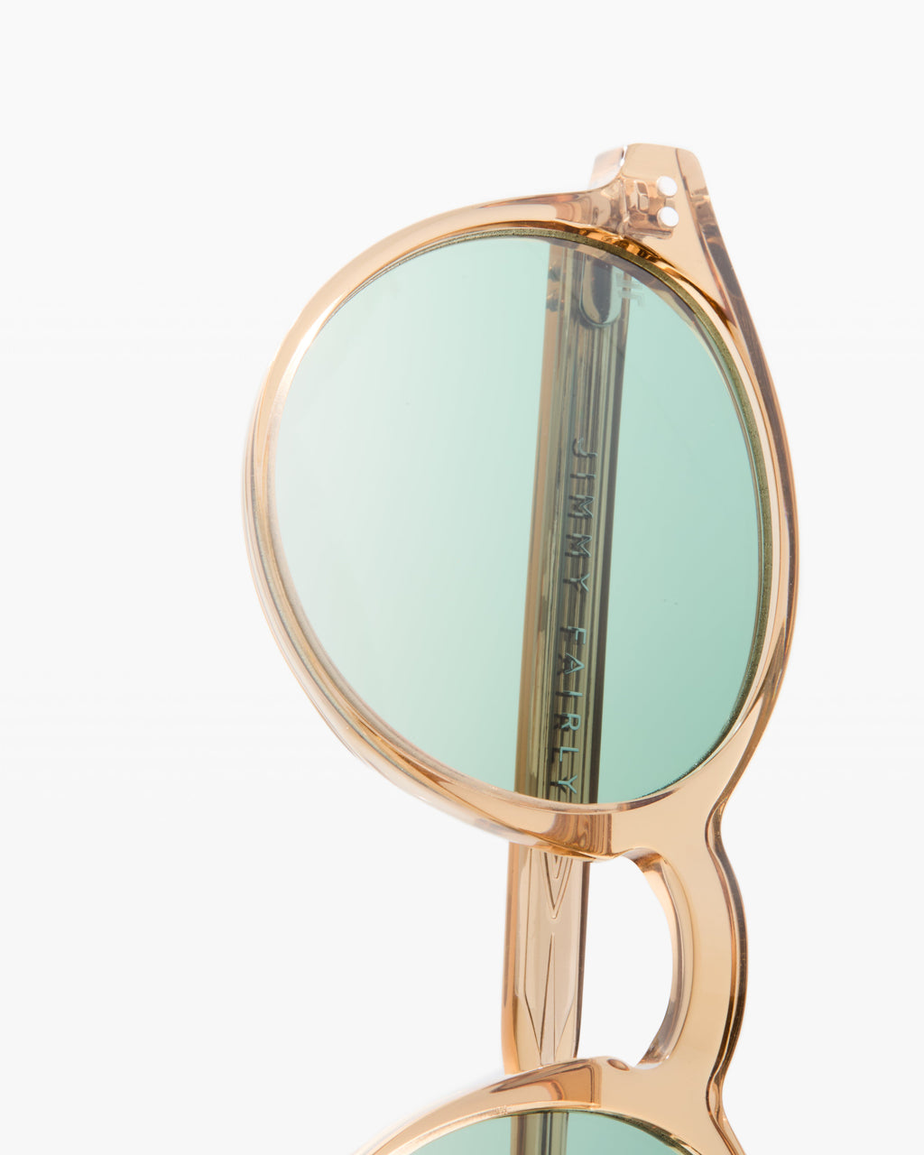 La Cloud Rond Lunettes de Soleil pour homme in Jaune