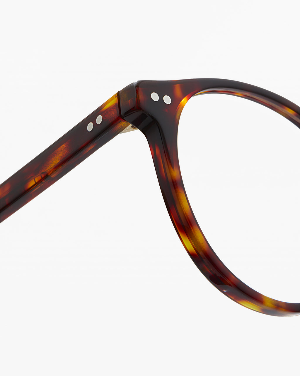 The Cloud Rund Herrenbrillen in Dark Tortoise