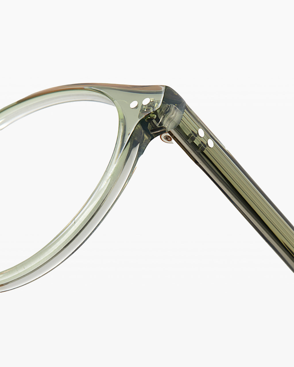 La Cloud XL Rond Lunettes de Vue pour femme in Vert clair
