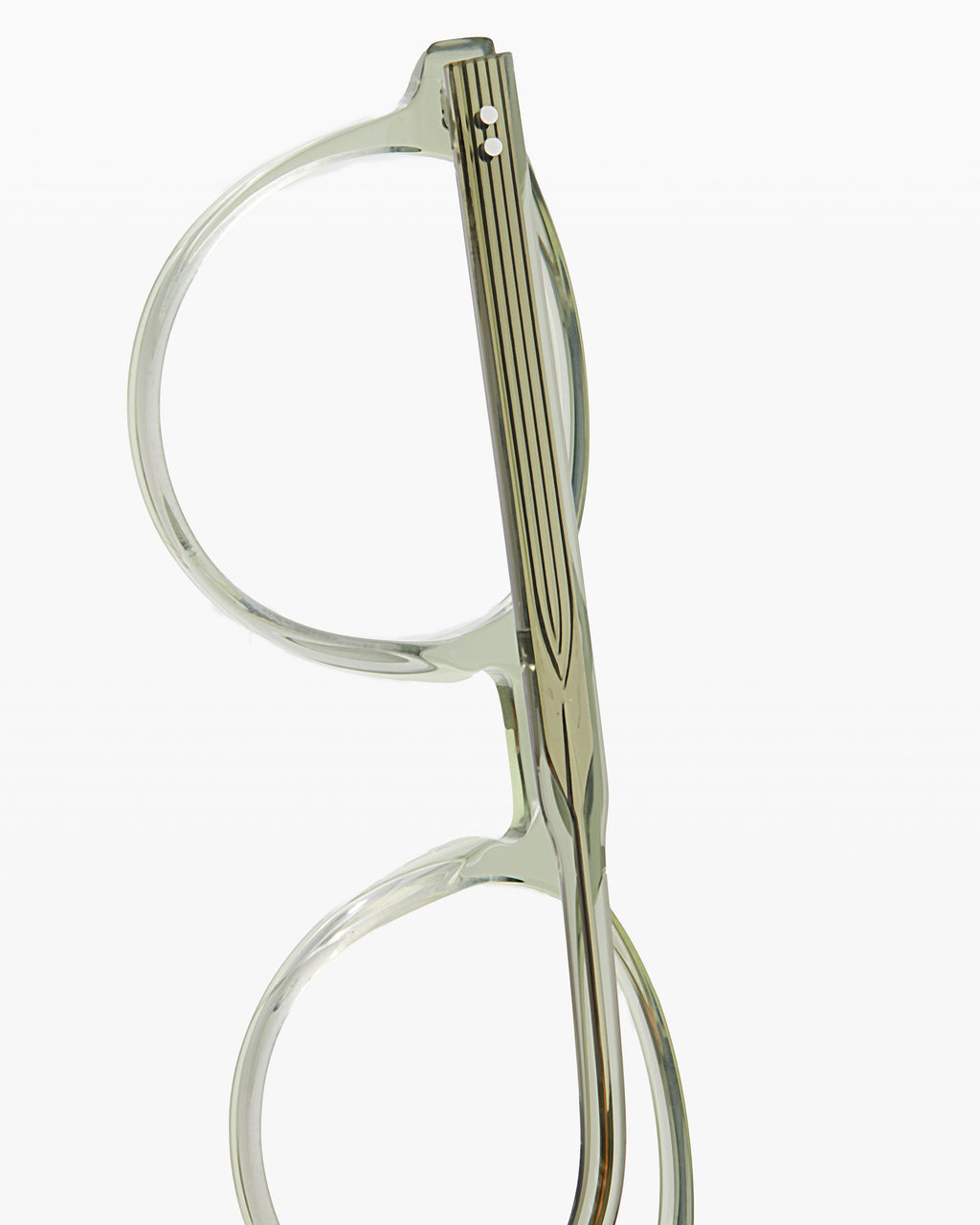 La Cloud XL Rond Lunettes de Vue pour femme in Vert clair