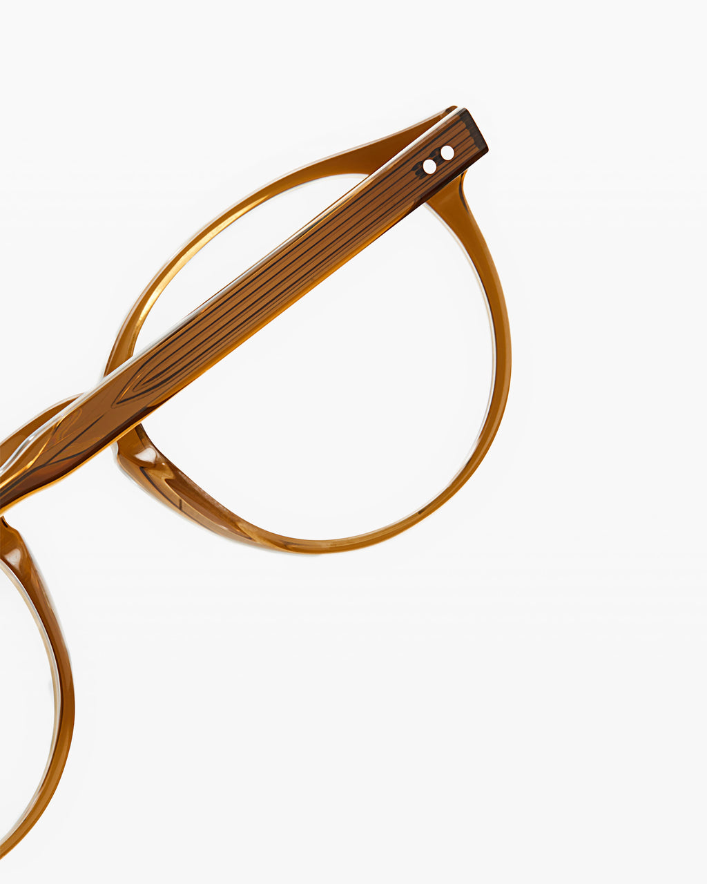 The Cloud XL Round Women's Eyeglasses in Brown