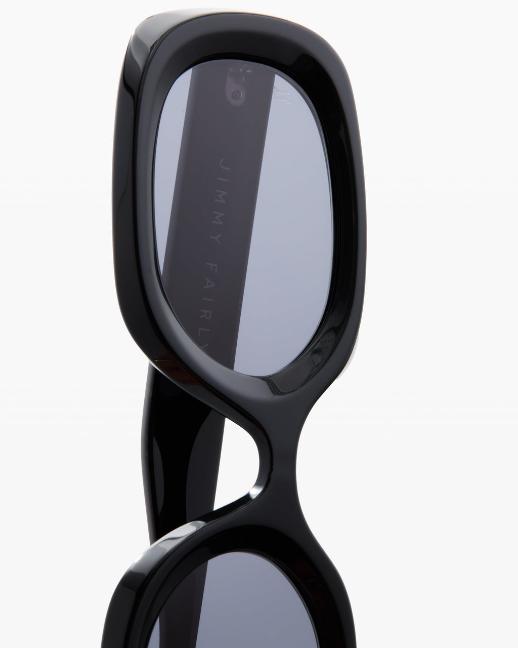 The Abyss Rechteckig Damen-Sonnenbrillen in Schwarz