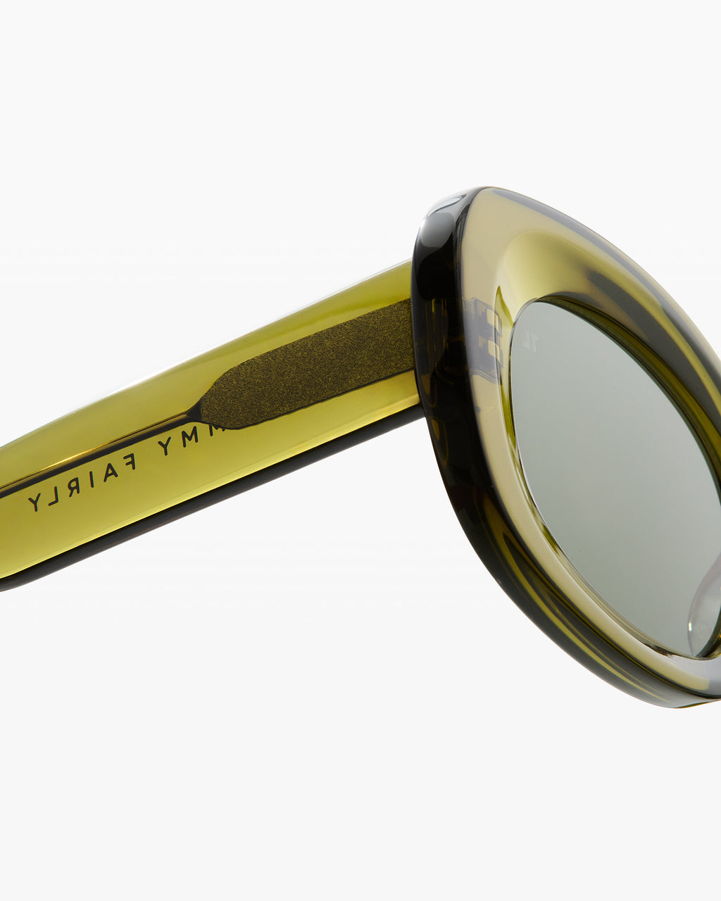 The Cinnamon Oval Damen-Sonnenbrillen in Grün