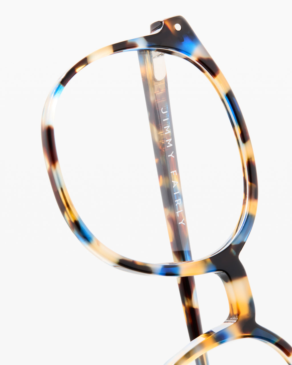 The Flawless Round Women's Eyeglasses in Blue Tortoise