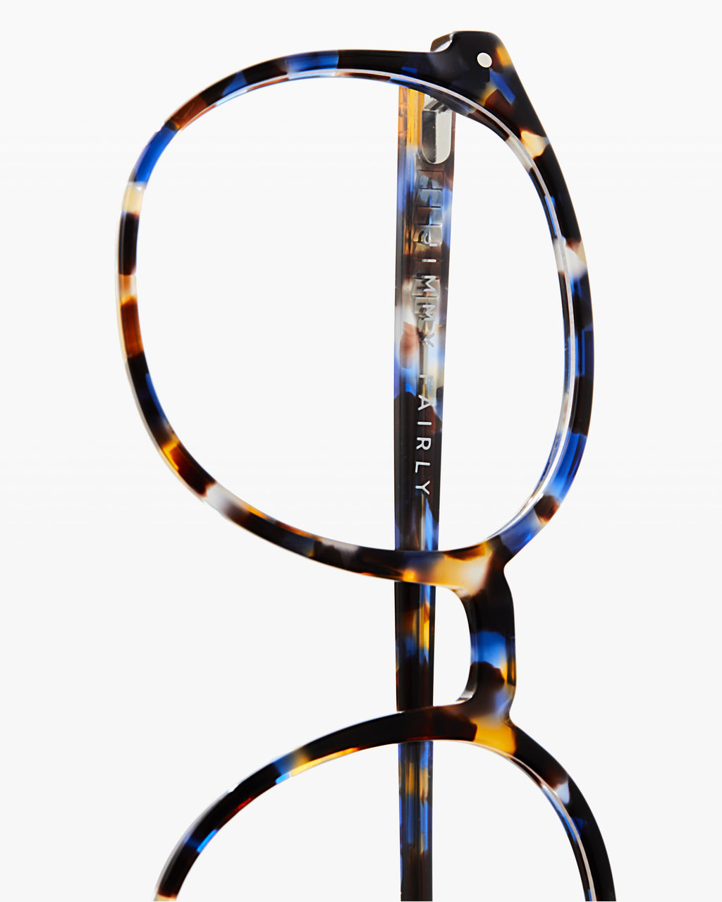 The Flawless S Round Women's Eyeglasses in Blue Tortoise