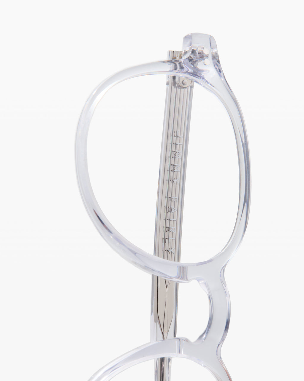 The Evans L Rund Herrenbrillen in Transparent