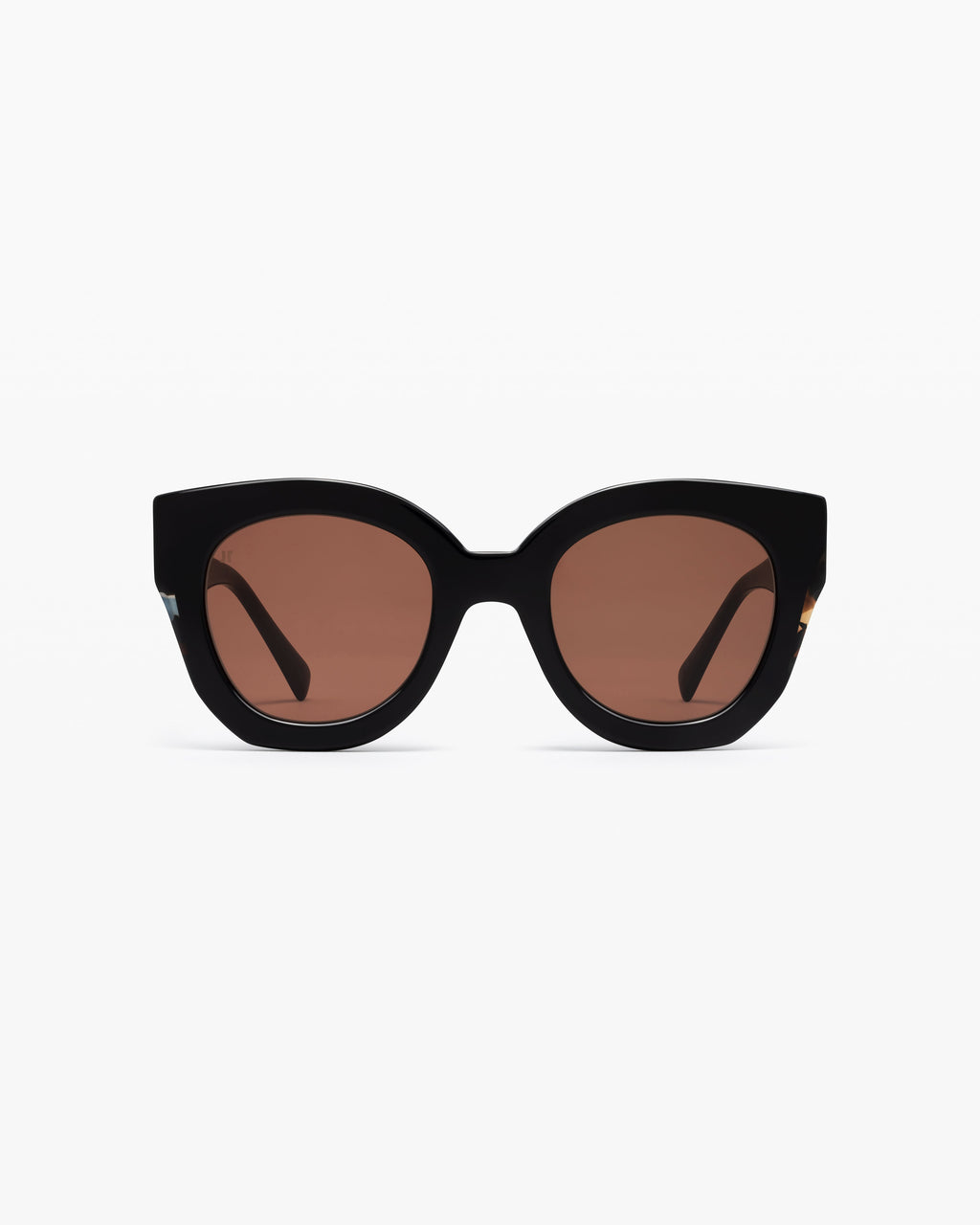 The Swirl Schmetterling Damen-Sonnenbrillen in Schwarz