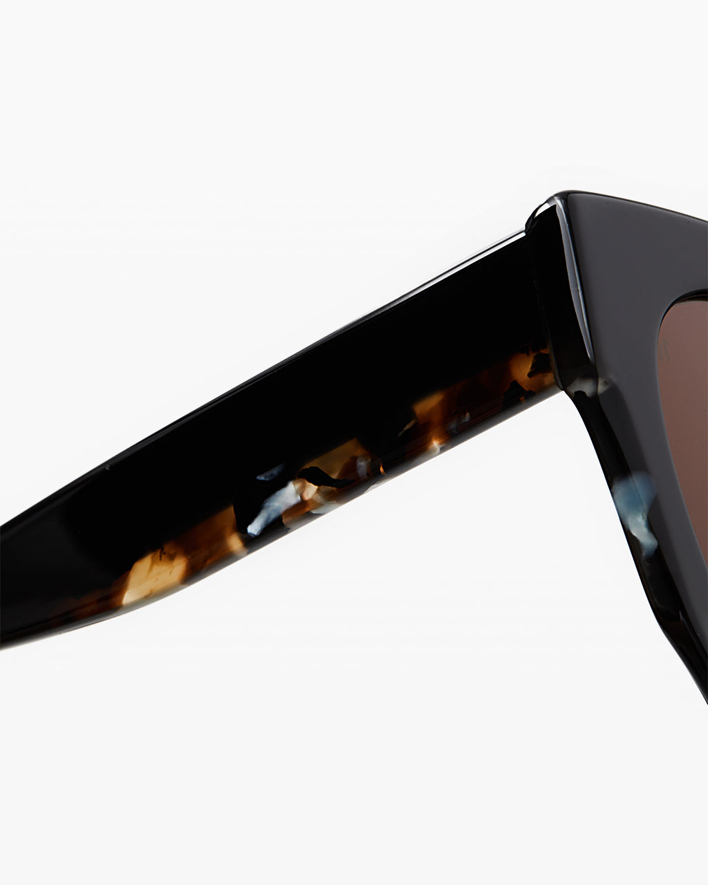 The Swirl Schmetterling Damen-Sonnenbrillen in Schwarz