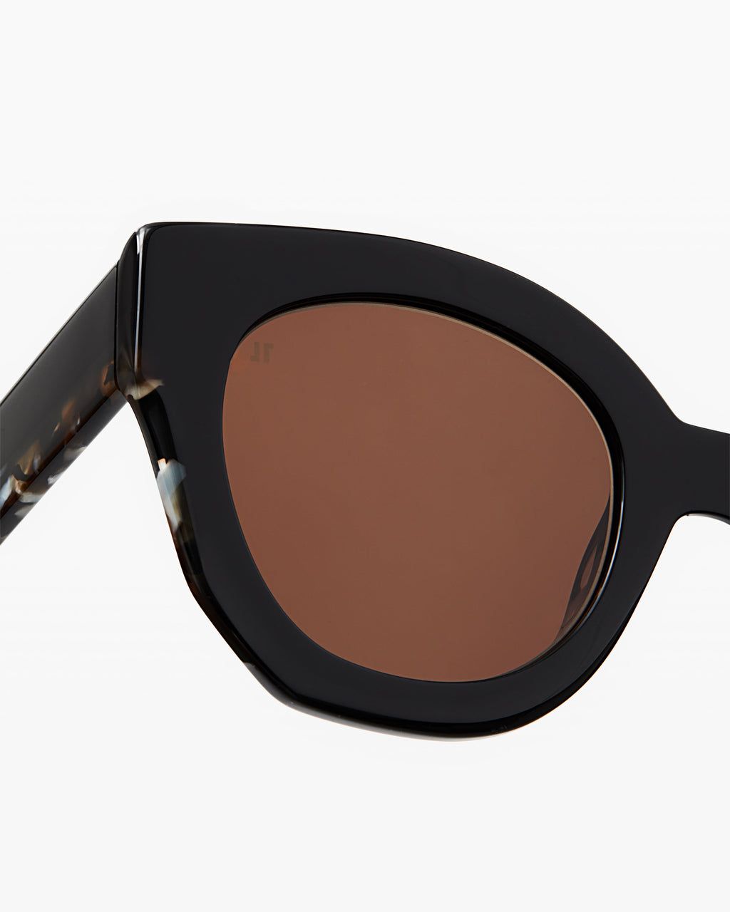 The Swirl Schmetterling Damen-Sonnenbrillen in Schwarz