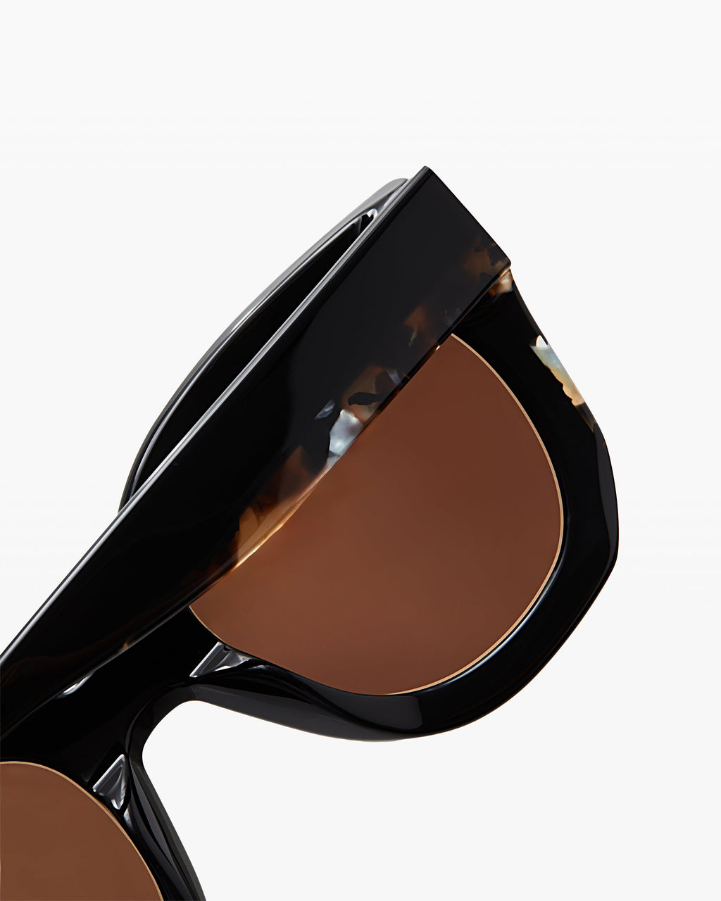 The Swirl Schmetterling Damen-Sonnenbrillen in Schwarz