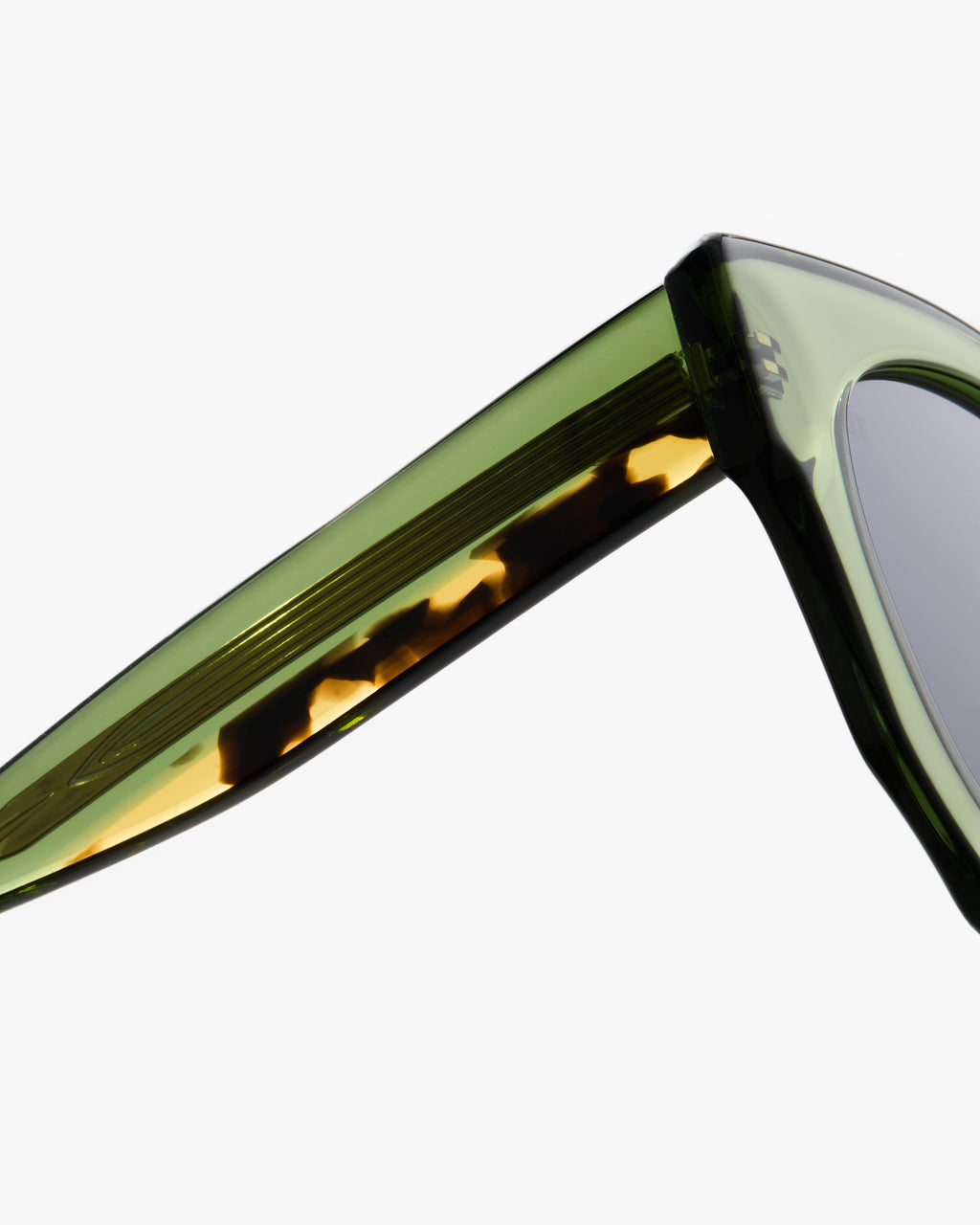 The Swirl Schmetterling Damen-Sonnenbrillen in Grün