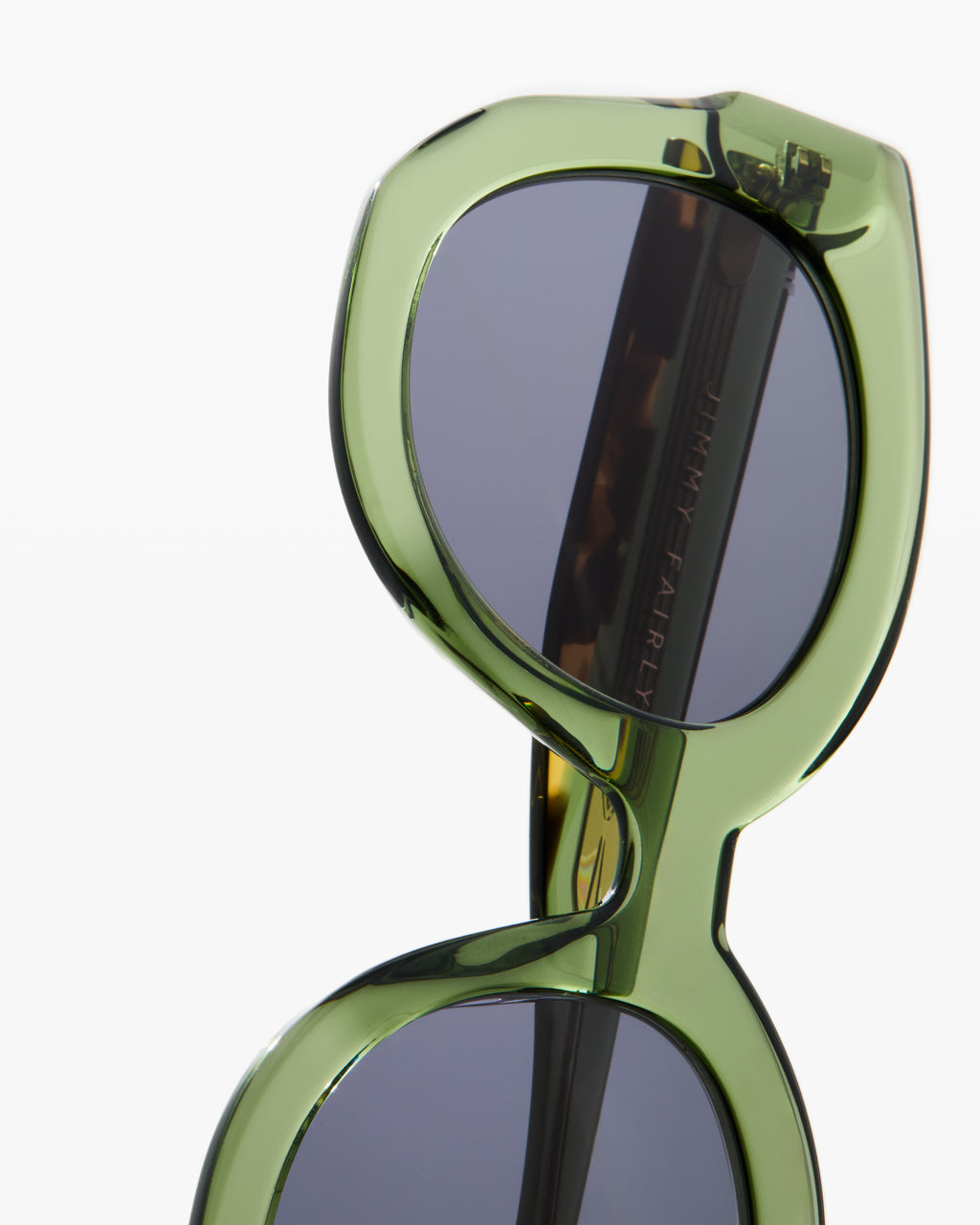 The Swirl Schmetterling Damen-Sonnenbrillen in Grün