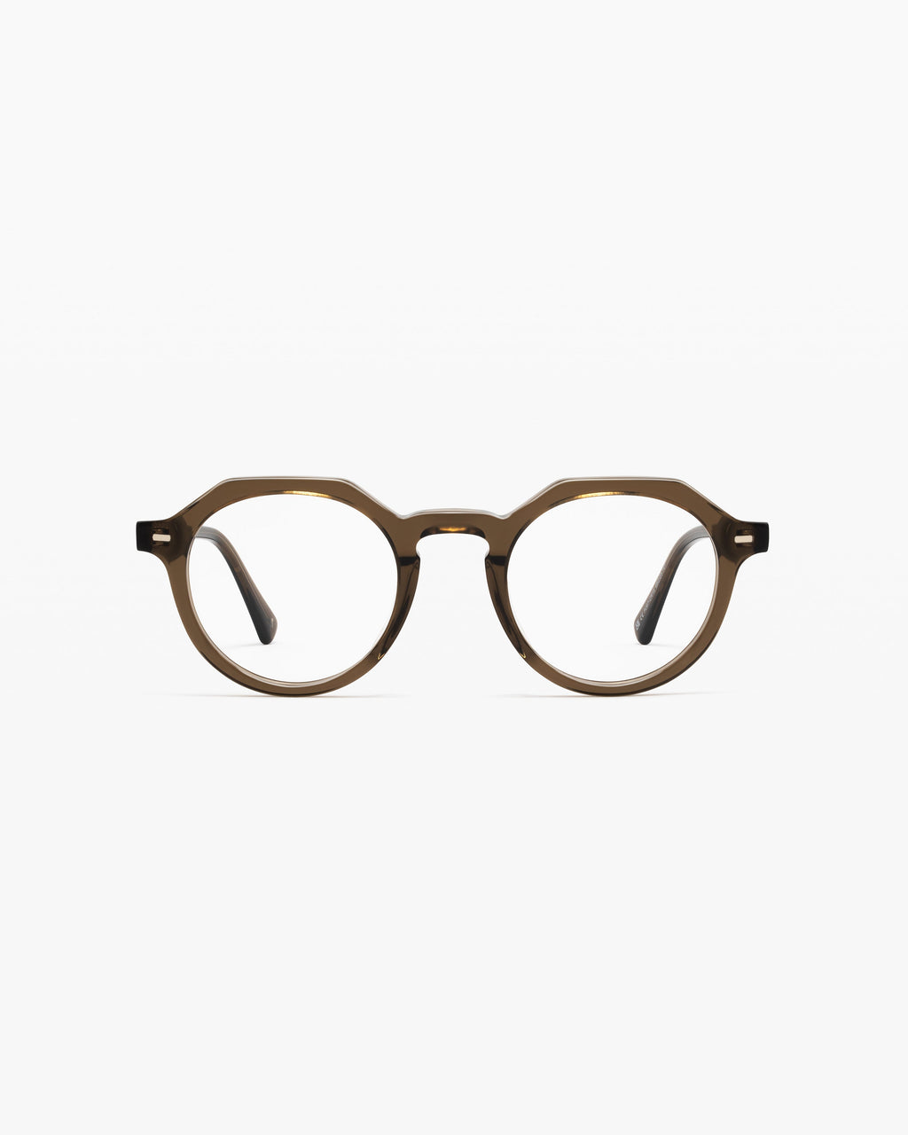 The Coolio Rund Herrenbrillen in Dunkelgrün