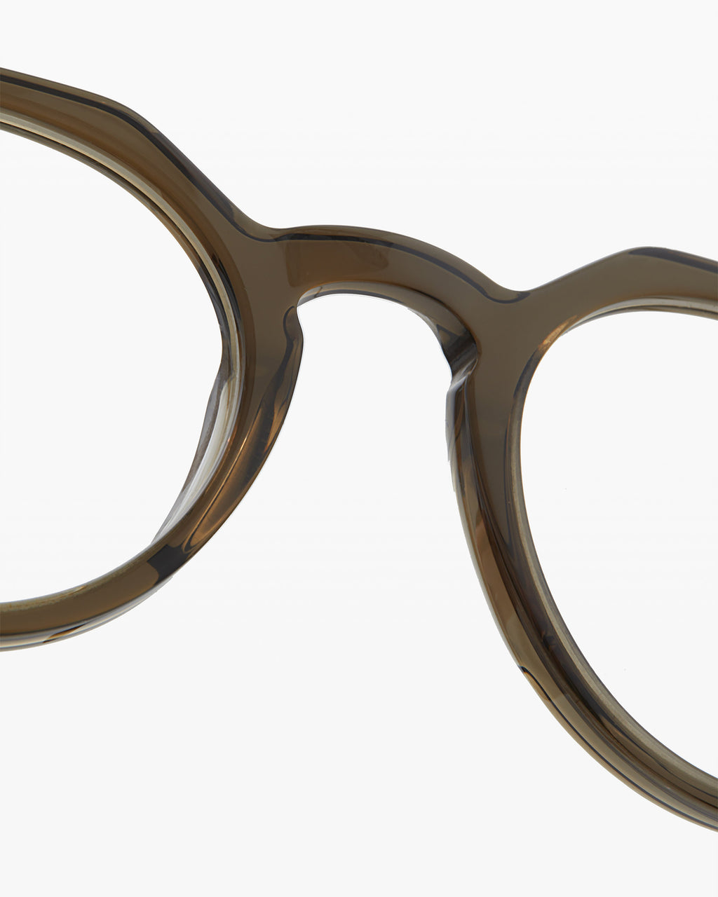 The Coolio Rund Herrenbrillen in Dunkelgrün